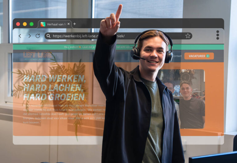 Werken-bij website van Left Lane met medewerkersverhaal — meer dan een vacatureoverzicht
